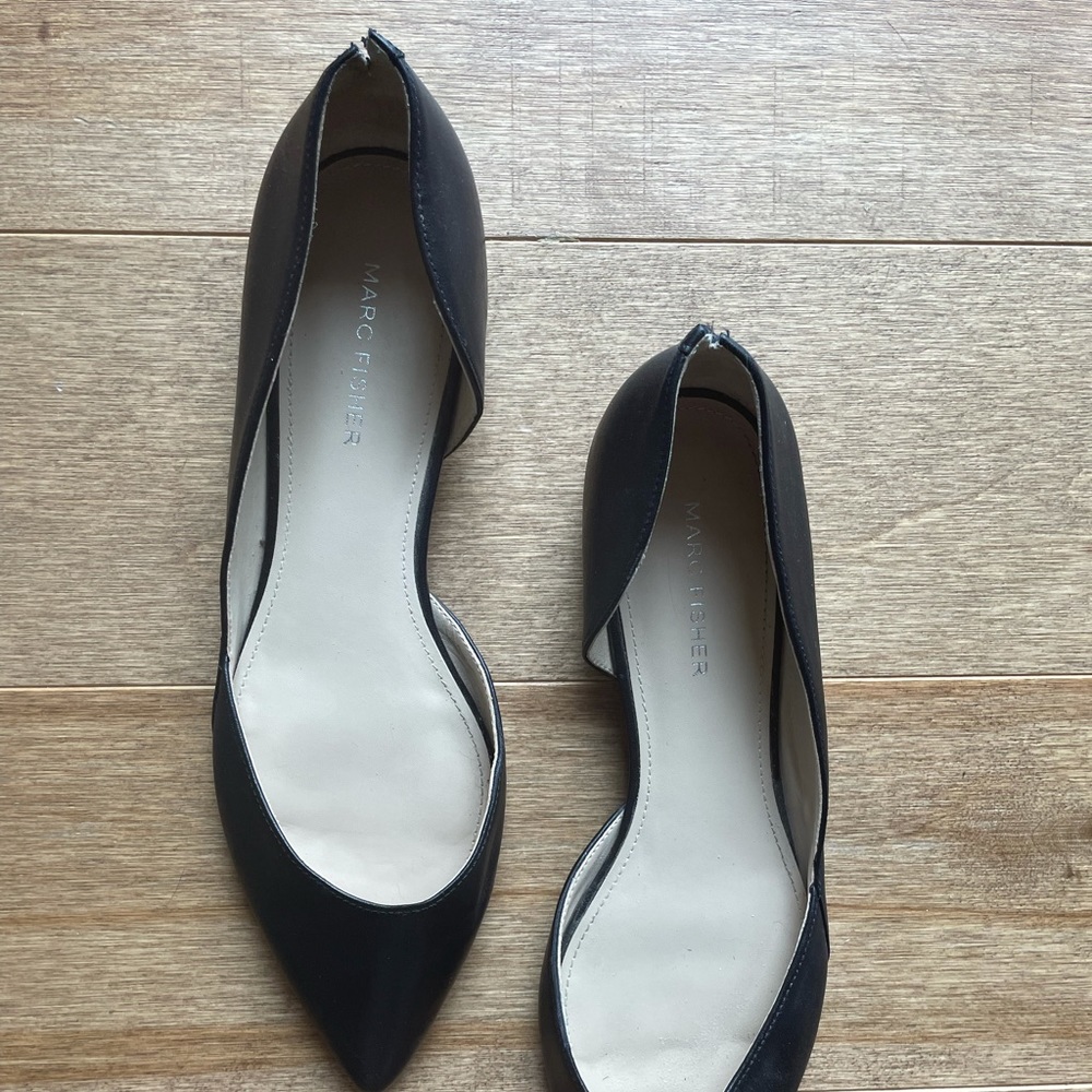 Mark Fisher pointed black flats size 8.5